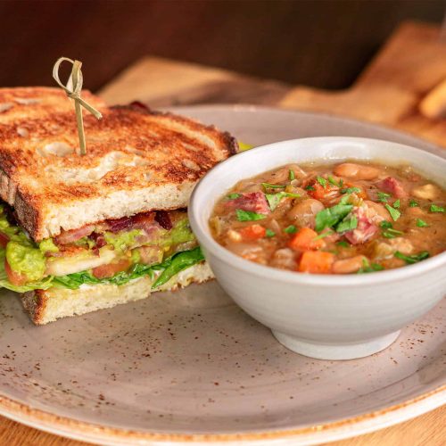 ½ Blt With Soup Of The Day